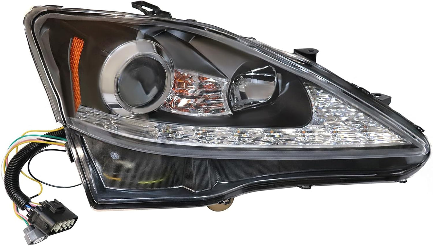 2011-2013 Lexus IS250/IS300/IS350 - Headlight Assembly - Right & Left - LED