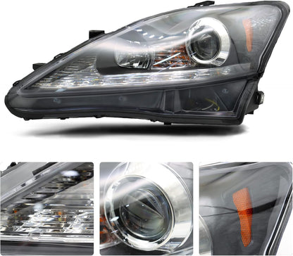 2011-2013 Lexus IS250/IS300/IS350 - Headlight Assembly - Right & Left - LED